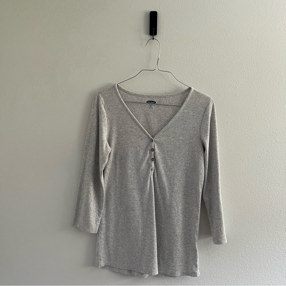 Old Navy • 3/4 Sleeve‎ Ribbed Top